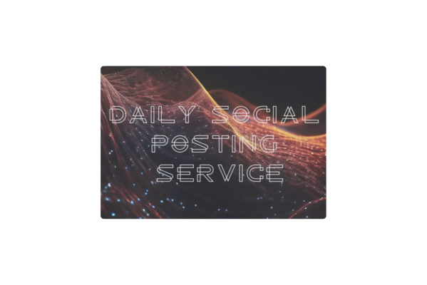 Daily Social Posting Service